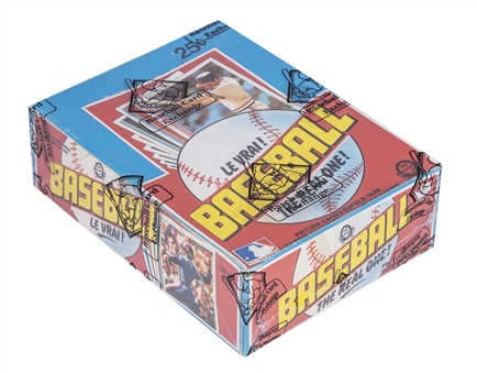 1982 OPC/O-Pee-Chee Baseball Unopened Wax Box (36 Packs) – BBCE Certified